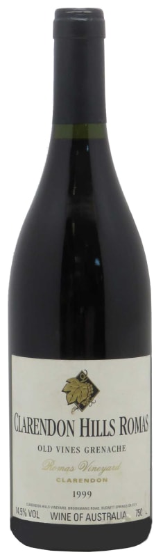 Clarendon Hills Romas Grenache 1999 Front Bottle Shot