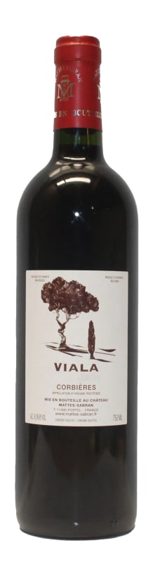 Chateau De Mattes Sabran Corbieres Le Viala 2022 Front Bottle Shot