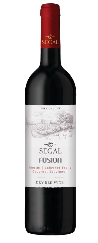 Segal's Fusion Red (OK Kosher) 2023 Front Bottle Shot