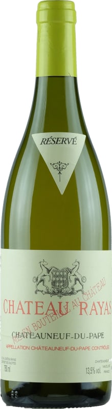 Chateau Rayas Chateauneuf-du-Pape Reserve Blanc 2006 Front Bottle Shot