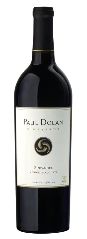Paul Dolan Vineyards Organically Grown Zinfandel 2016 Front Bottle Shot