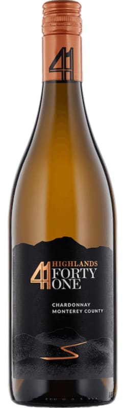 Highlands 41 Chardonnay 2021 Front Bottle Shot