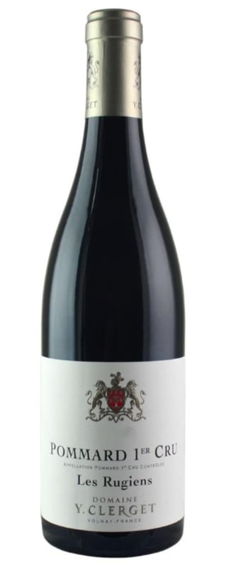 Domaine Yvon Clerget Pommard Les Rugiens Premier Cru 2017 Front Bottle Shot