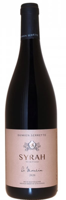 Domaine Dumien-Serrette Syrah Le Moulin 2020 Front Bottle Shot