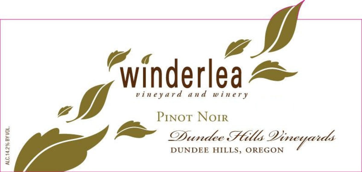 Winderlea Dundee Hills Pinot Noir 2016 Front Label