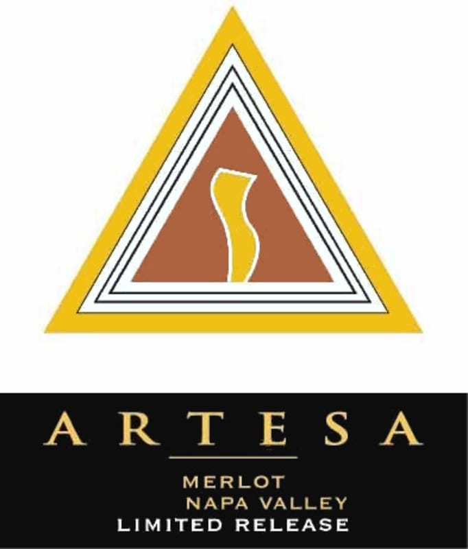 Artesa Limited Release Merlot 2005 Front Label