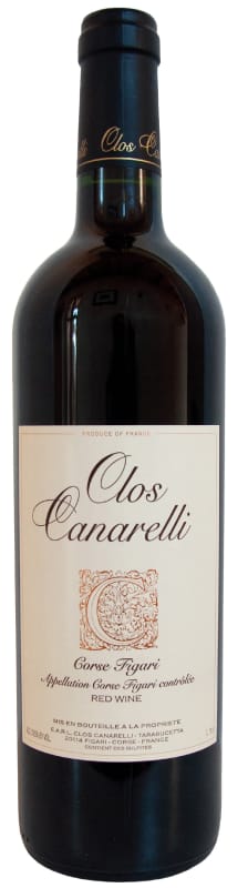 Clos Canarelli Corse Figari Rouge 2019 Front Bottle Shot