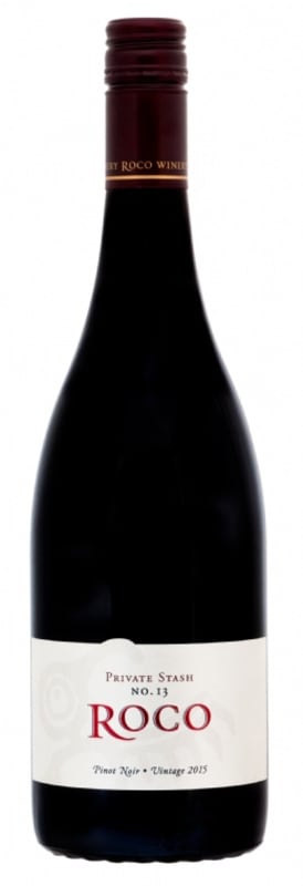 ROCO Private Stash Pinot Noir 2015 Front Bottle Shot