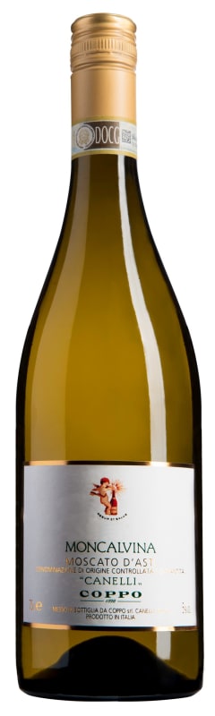 Coppo Moncalvina Moscato d'Asti 2021 Front Bottle Shot