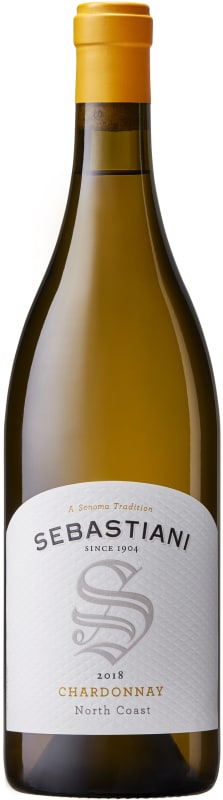 Sebastiani North Coast Chardonnay 2018 Front Bottle Shot