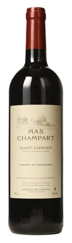Mas Champart Saint-Chinian Causse du Bousquet 2014 Front Bottle Shot