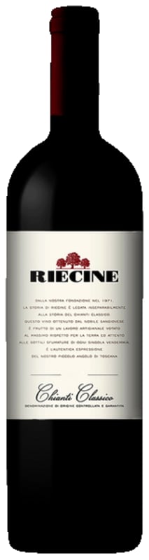 Riecine Chianti Classico 2021 Front Bottle Shot