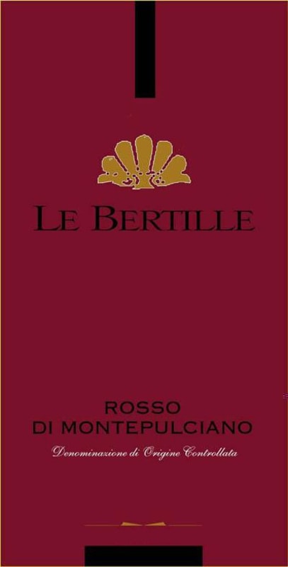 Az. Agricola le Bertille Rosso di Montepulciano 2016 Front Label