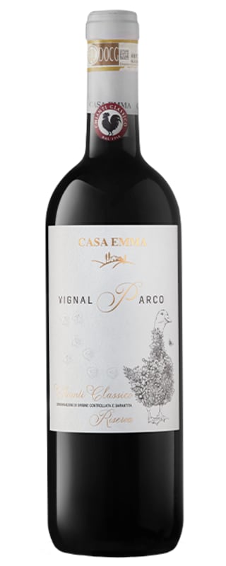 Casa Emma Vignalparco Chianti Classico Riserva 2022 Front Bottle Shot