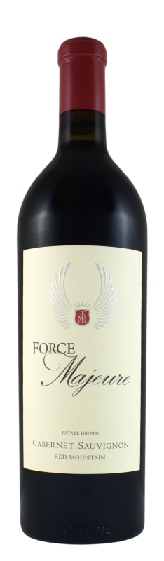 Force Majeure Red Mountain Cabernet Sauvignon 2016 Front Bottle Shot
