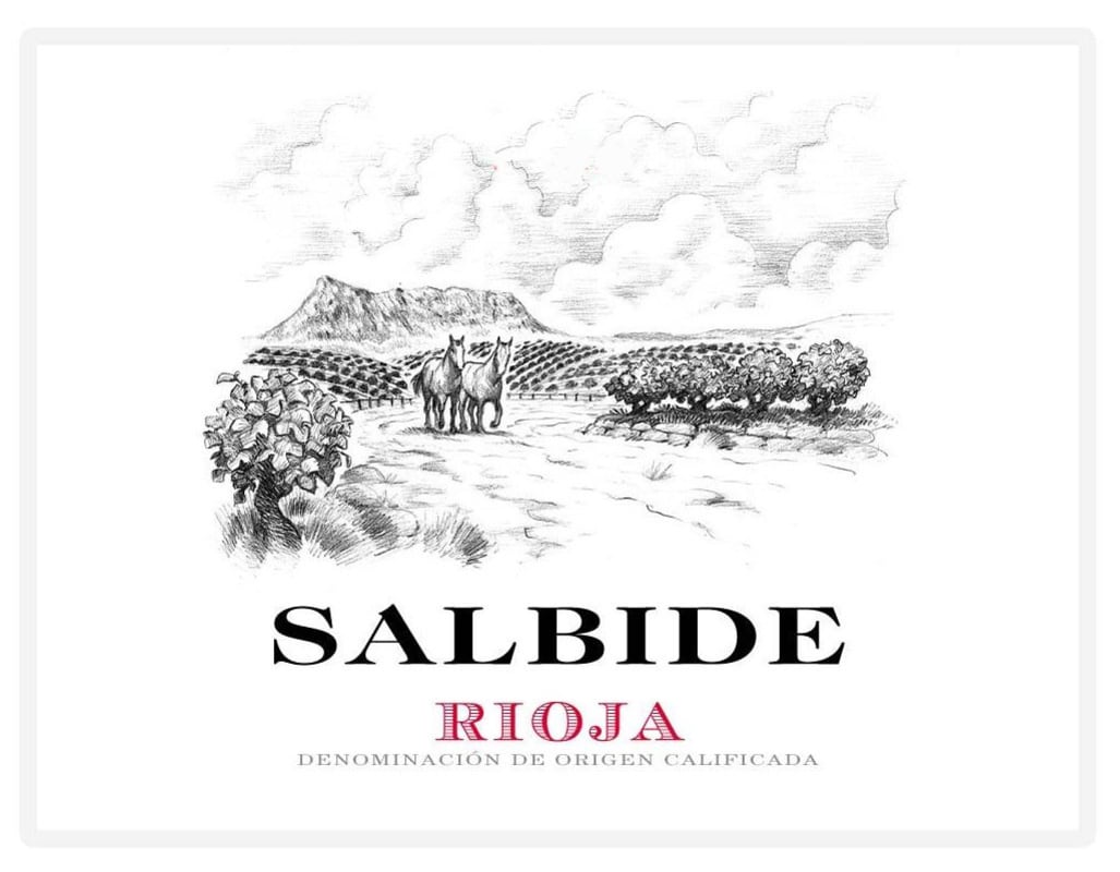 Bodegas Izadi Salbide 2014 Front Label