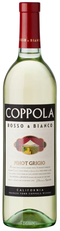Francis Ford Coppola Rosso and Bianco Pinot Grigio 2017 Front Bottle Shot