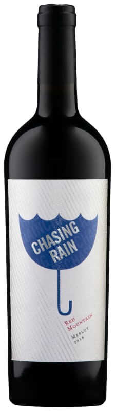 Chasing Rain Merlot 2018 Front Bottle Shot