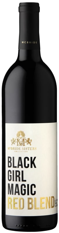 McBride Sisters Black Girl Magic Red Blend 2020 Front Bottle Shot
