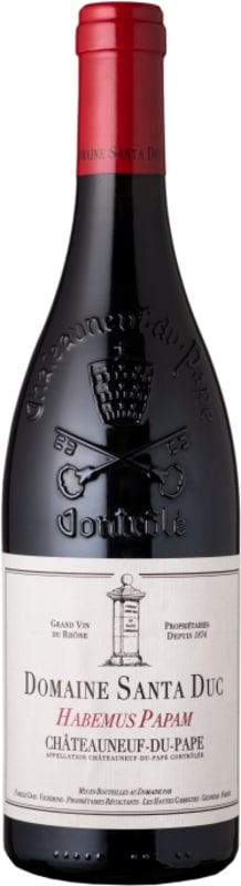 Domaine Santa Duc Habemus Papam Chateauneuf-du-Pape 2020 Front Bottle Shot