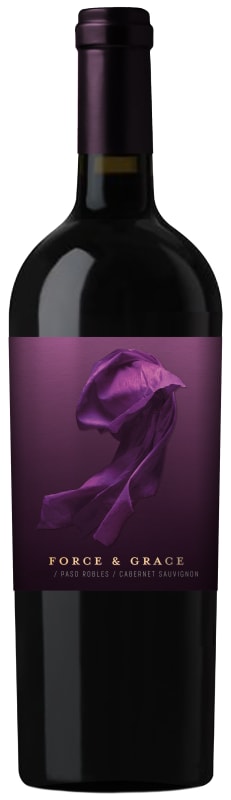 Force & Grace Paso Robles Cabernet Sauvignon 2022 Front Bottle Shot