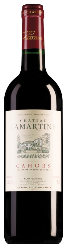Chateau Lamartine Cahors (375ML half-bottle) 2016 Front Bottle Shot