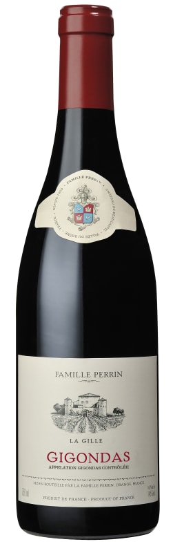 Famille Perrin Gigondas La Gille 2018 Front Bottle Shot