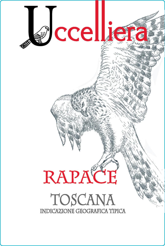 Uccelliera Rapace Toscana (1.5 Liter Magnum) 2020 Front Label