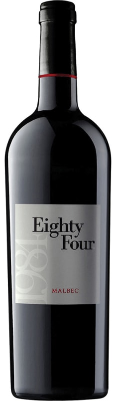 Eighty Four Malbec 2012 Front Bottle Shot