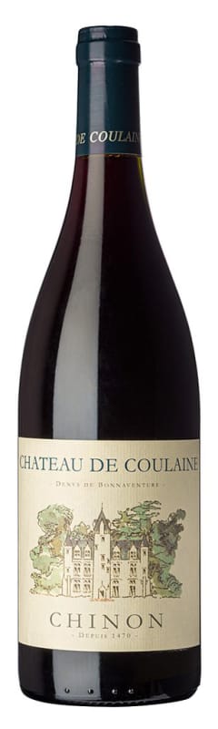 Chateau de Coulaine Chinon 2019 Front Bottle Shot