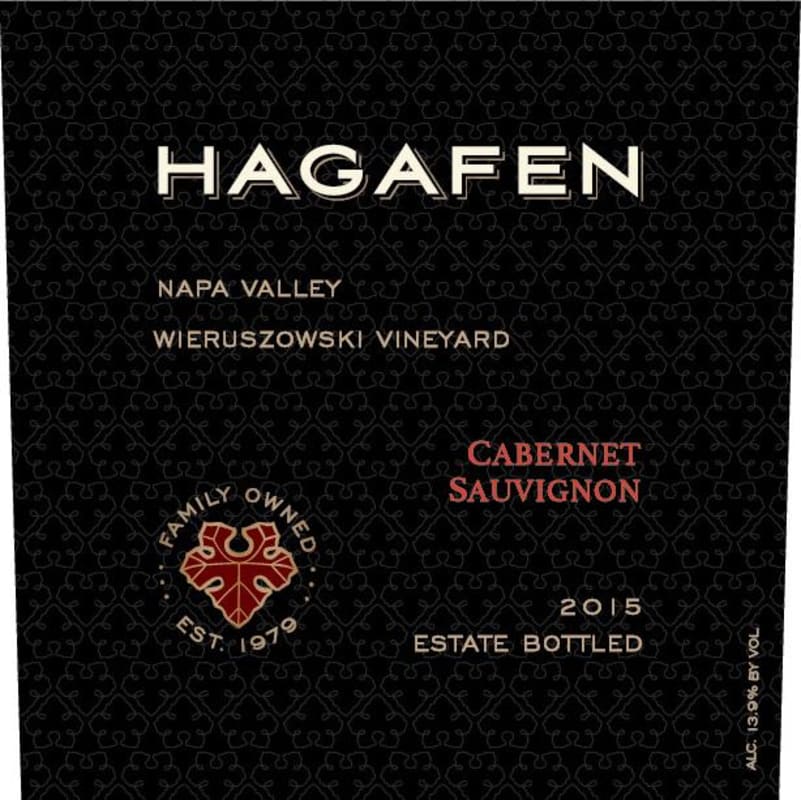 Hagafen Cabernet Sauvignon (OU Kosher) 2015 Front Label