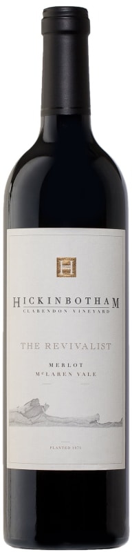 Hickinbotham The Revivalist Merlot 2016 Front Bottle Shot
