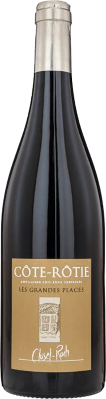 Domaine Clusel-Roch Cote-Rotie Les Grandes Places 2018 Front Bottle Shot