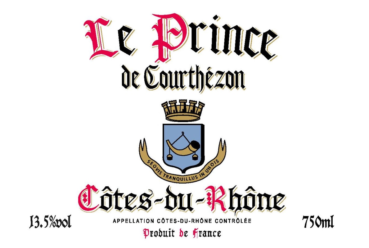 Le Prince de Courthezon Le Prince de Courthezon Rouge 2015 Front Label