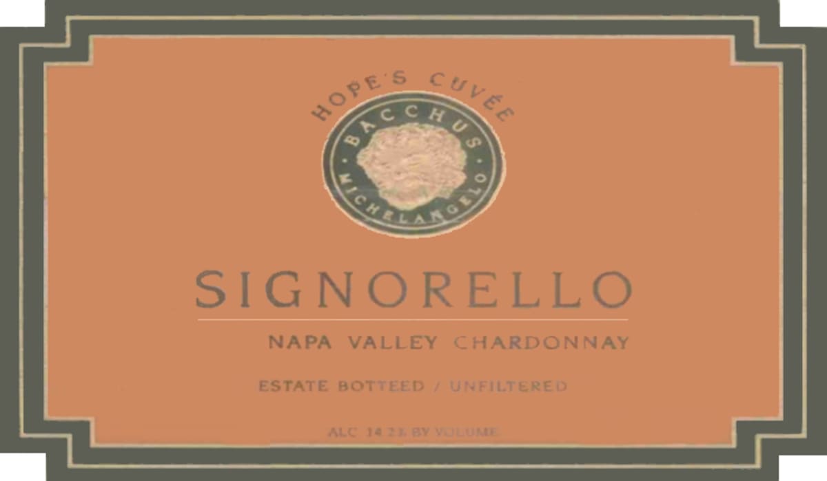 Signorello Hope's Cuvee Chardonnay 2004 Front Label