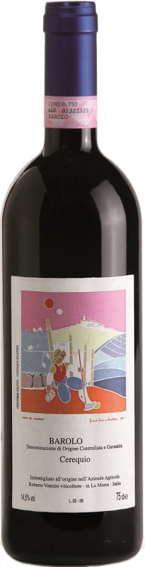 Roberto Voerzio Barolo Cerequio 2014 Front Bottle Shot