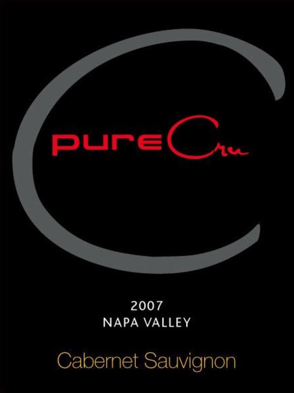 PureCru Napa Valley Cabernet Sauvignon 2007 Front Label