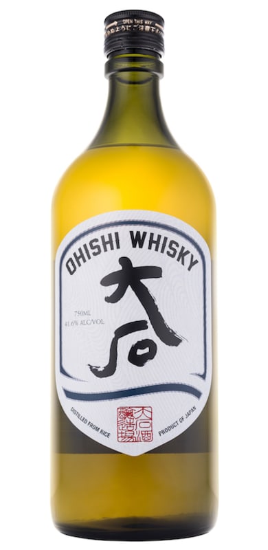 Ohishi Brandy Cask Japanese Whisky Front Bottle Shot
