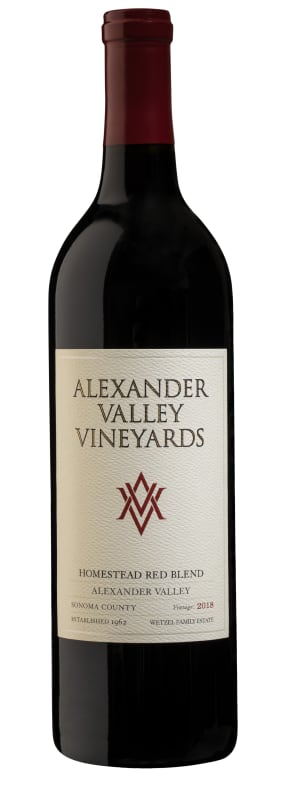 Alexander Valley Vineyards Homestead Red 2018 Front Bottle Shot