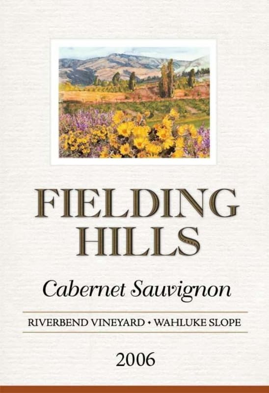 Fielding Hills Winery Riverbend Vineyard Cabernet Sauvignon 2006 Front Label