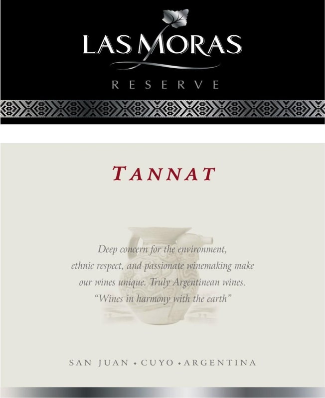 Finca Las Moras Reserve Tannat 2014 Front Label