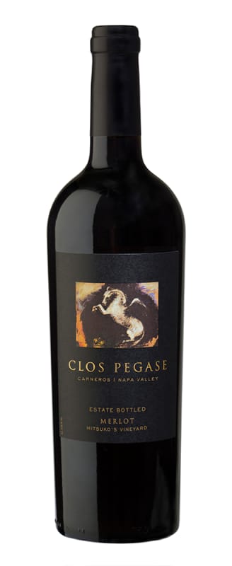 Clos Pegase Mitsuko's Vineyard Merlot 2019 Front Bottle Shot