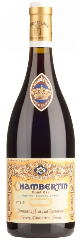 Domaine Armand Rousseau Chambertin Grand Cru 2020 Front Bottle Shot