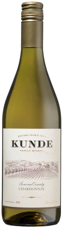 Kunde Chardonnay 2015 Front Bottle Shot