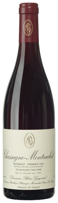Domaine Blain-Gagnard Chassagne-Montrachet Morgeot Premier Cru Rouge 2017 Front Bottle Shot
