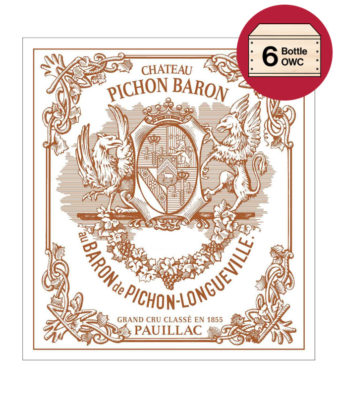 Chateau Pichon-Longueville Baron (6 Bottles in OWC) 2022 | Wine.com