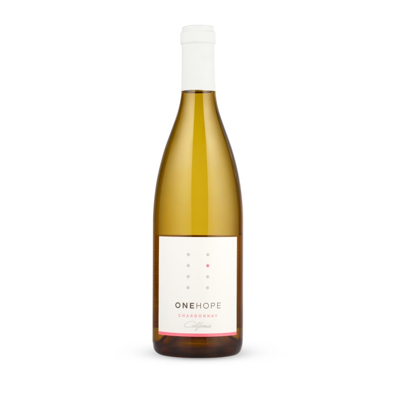 ONEHOPE California Chardonnay 2017 Front Bottle Shot