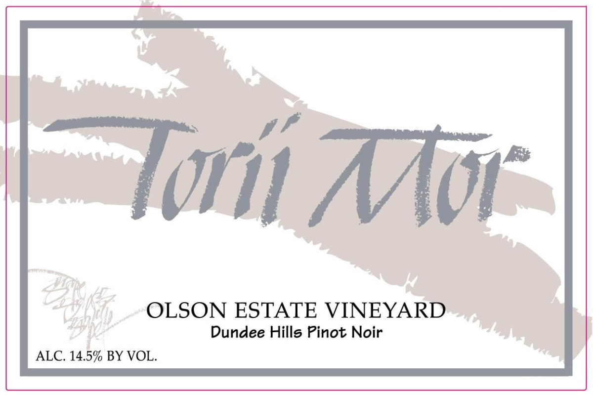 Torii Mor Olsen Vineyard Pinot Noir 2008 Front Label