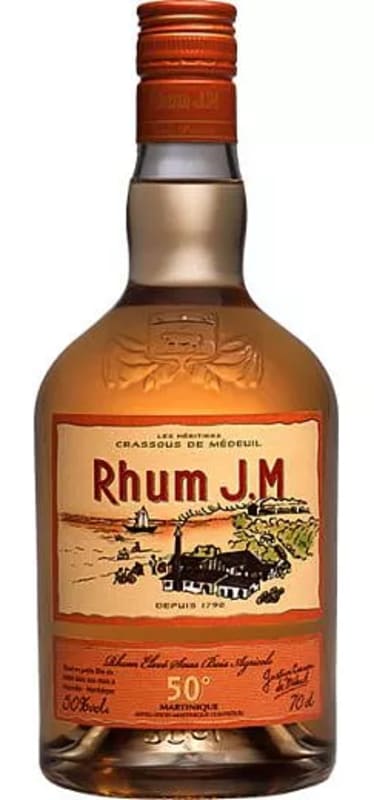Rhum J.M. ESB Gold Rum (700ML) Front Bottle Shot