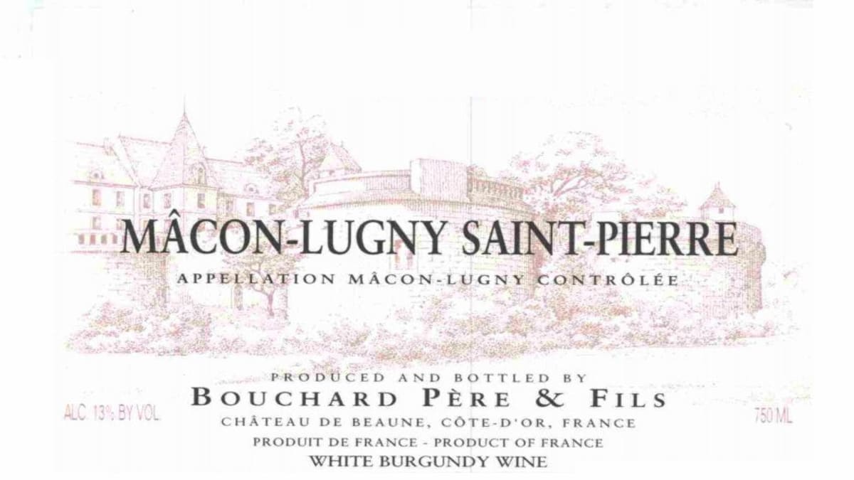 Bouchard Pere & Fils Macon Lugny Saint-Pierre 2014 Front Label